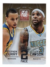 2013-14 PANINI ELITE FACE 2 FACE STEPHEN CURRY / TY LAWSON CARD  **NM-MT**