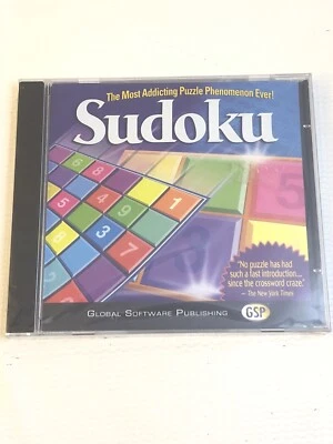2005 DK Dorling Kindersley Sudoku PC Game CDROM GSP Puzzle NEW SEALED XP Vista - Image 1 of 4