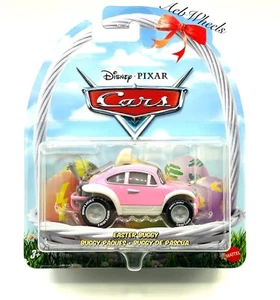 Buggy rosa huevo de Pascua 2024 Disney Pixar CARS con orejas de conejo - Imagen 1 de 3