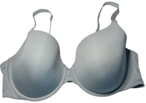 Victoria's Secret Bra Womens 40D Grey Underwire T-Shirt Lightly Lined Demi Sexy - Picture 1 of 15