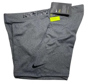 Nike Pro Women 3" Tight Fit Compression Shorts Heather Gray AT4555 071 Sz XL - Picture 1 of 6