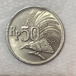 Moneda de 50 rupias indonesias 1971 Indonesia - Imagen 1 de 2