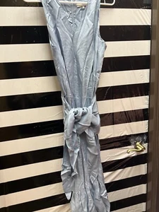 Women "Tibi" baby blue sleeveless midi gown. Size 2. Prev.Owned - Picture 1 of 2