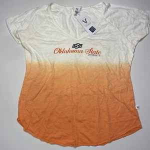 NCAA Oklahoma State University OSU donna corto taglia L NUOVO CON ETICHETTE - Foto 1 di 2