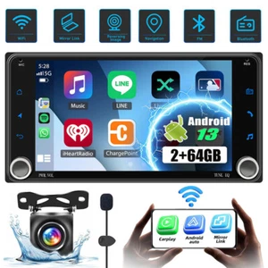 For Toyota Highlander 2000-2007 Android 13 Car Stereo GPS Navi WiFi 2+64G Radio - Picture 1 of 15