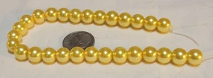 K490 8mm pearlized glass round beads. will combine to save on shipping - Picture 1 of 1