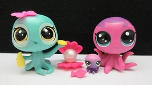 LITTLEST PET SHOP #1-74 VERA OCTOPPY #139 CORALINA REEFTON TEENSIE BEBÉ PULPO - Imagen 1 de 7
