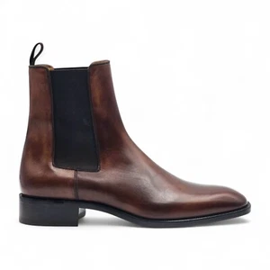 Christian Louboutin Samson Calf Leather Boots in Brown EU 42 US 9 - NWB $1395 - Picture 1 of 7