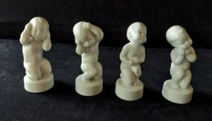 Set of 4 Bing & Grondahl Baby Aches porcelain figurines - Picture 1 of 5