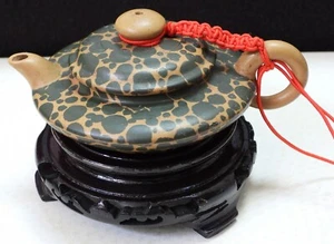 Vintage Small Chinese Yixing Zisha Clay Handmade Traditional Teapot Signed - Photo 1/12