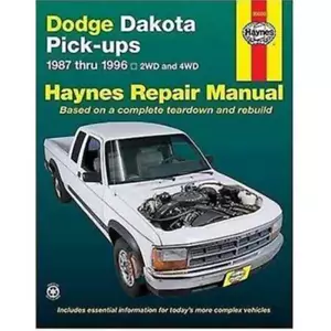 Manuale Dodge Dakota Pick-ups 1987-1996 Haynes Workshop Manual Service Repair - Foto 1 di 5