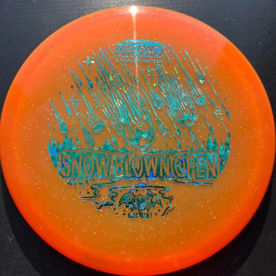 New ORANGE Discraft GLO Cryztal FLX Sparkle Meteor * Glows * Pick Weight & Stamp - Image 1 of 4
