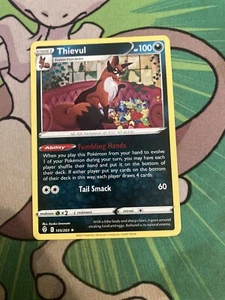 Thievul 105/203 - Rare - Pokemon Evolving Skies -NM - Picture 1 of 2