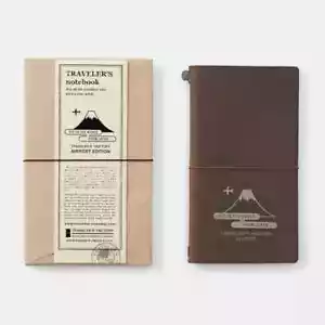 TRAVELERS FACTORY Notebook Narita Airport Edition Limited Regular Size Brown New - Picture 1 of 4