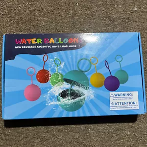 12 Reusable Water Balloons Water Games Toys For Kids Quick Fill FREE SHIPPING - Picture 1 of 3