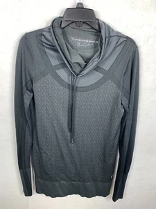 Under Armour Threadborne HeatGear Gray Slim Sweatshirt Long Sleeve Women Size M - Picture 1 of 8