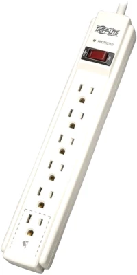 Tripp Lite Power Strip 120V 6 Outlet - 6ft Cord TLP606 $20,000 Lifetime Ins/Wty - Image 1 of 4