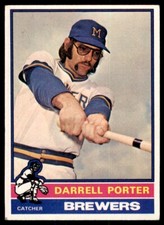 1976 Topps #645 Darrell Porter VG-EX Milwaukee Brewers