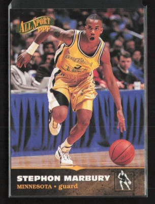 1996-97 Score Board All Sport PPF #9 Stephon Marbury Minnesota Timberwolves - Image 1 of 2