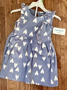 Carter’s Child of Mine Baby Girl 2 Piece Dress - Picture 1 of 2