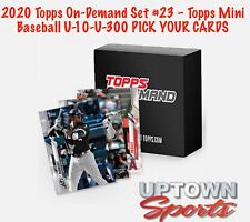 2020 Topps On-Demand Set #23 – Topps Mini Baseball U2 THRU U-299 -PICK YOUR CARD