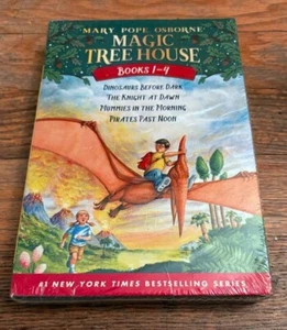 MAGIC TREE HOUSE BOOKS 1-4 PAPERBACK BOOK BOX SET MARY POPE OSBORNE - Picture 1 of 1