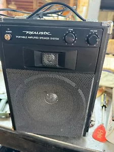 Realistic Portable Amplified Speaker for Plug in Microphone mps-20 - Picture 1 of 5