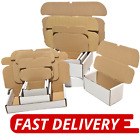 WHITE SHIPPING CARDBOARD BOXES POSTAL MAILING GIFT PACKET SMALL PARCEL CARTONS