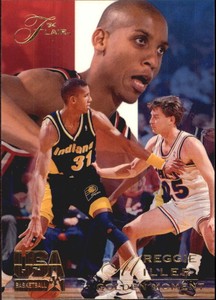 1994 Flair USA Pacers Basketball Card #59 Reggie Miller PACERS/Golden Moments