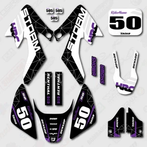 Purple Storm Racing Graphics Kit fits 04-12 Honda Crf50 CRF 50 Decals Stickers - Picture 1 of 5