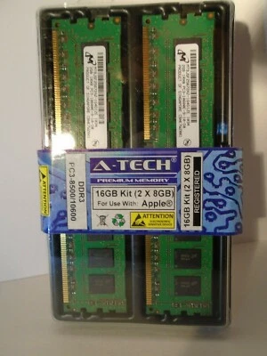 A-Tech for Apple 16GB Kit (2x8GB) DDR3 pc3-8500/10600 Memory RAM - Image 1 of 4