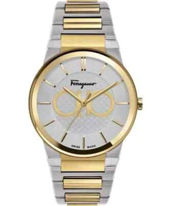 Salvatore Ferragamo Sapphire SFHP00520 Herrenuhr Bicolor Edelstahl 42mm - Bild 1 von 5