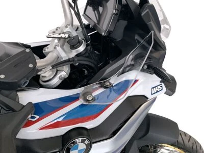 COPPIA DEFLETTORI WRS TRASPARENTI PER BMW F 750 GS / F 850 GS 2018-2023 (NO ADV) - Immagine 1 di 4