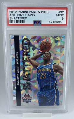 2012 Panini Past & Present Anthony Davis  Shattered Rookie RC SSP PSA 9 MINT - Image 1 of 2