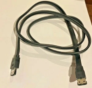 Copartner E119932 AWM 21149 80C 30V VW-1 SERIAL ATA CABLE 26AWG, 7-PIN, Black 1m - Picture 1 of 1