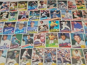1985 TOPPS BASEBALL YOU PICK #1-199 SEE SCANS OF EVERY CARD SET BREAK NEW LIST - Picture 1 of 397