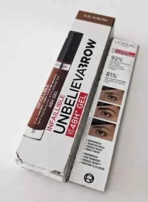 L'Oréal Paris UnbelievaBrow Long-Lasting Eyebrow Gel – Boxed & Sealed 6.32 Aubu - Image 1 of 2