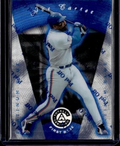 1997 Pinnacle Totally Certified #40 Joe Carter Platinum Blue #/1999 - Picture 1 of 2