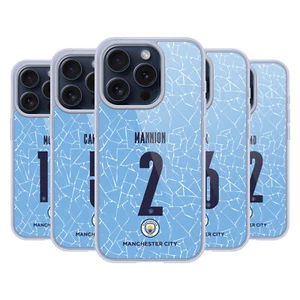 MAN CITY FC 2020/21 WOMEN'S HOME KIT GROUP 2 ÉTUI COQUE EN GEL POUR APPLE iPHONE - Photo 1 sur 17