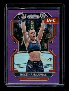 2022 Panini Prizm #142 Rose Namajunas Purple Champion 143/149 Mint+ New - Picture 1 of 2