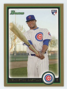 Welington Castillo 2010 Bowman Draft Picks & Prospects Gold RC #BDP36 Chicago