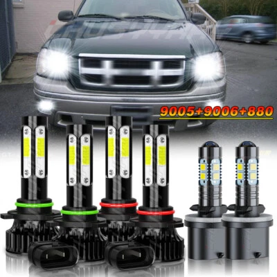 Para Isuzu Ascender 2003-2008 6000K Blanco Faro LED + Kit Bombillas Antiniebla 6PC Foto 1 de 4
