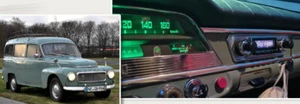 Pour Volvo P 210 Duett 1968 1969 Oldtimer Voiture Radio DAB + Fm Bluetooth Aux - Picture 1 of 10