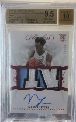 2019 Panini Flawless Nassir Little RPA BGS 9.5 - Image 1 of 2