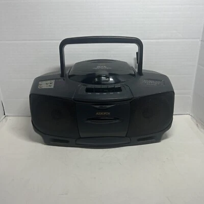 Vintage 1999 Audiovox CD 189 AM/FM Rádio CD Leitor de Cassete Boombox TESTADO MUITO BOM ESTADO - Imagem 1 de 3