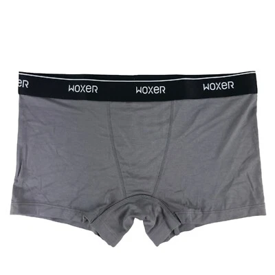 WOXER Boxer Briefs for Women 3" Inseam Super Soft Modal Spandex GRAY - Image 1 of 4