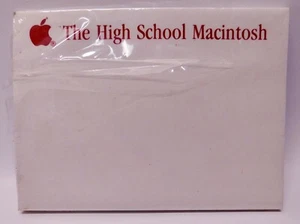 Bloc de notas Post-It de Apple coleccionable de colección: Apple High School - Imagen 1 de 2