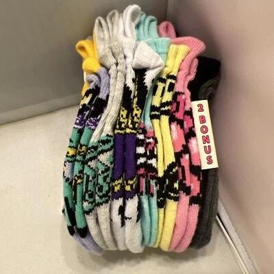 That Girl Lay Lay Girls No Show Socks Shoe Size 6-10.5 New 8-Pack - Image 1 of 4