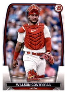 2023 Bowman Willson Contreras Base Card MLB PWE Set Break Cardinals #100 - Picture 1 of 2