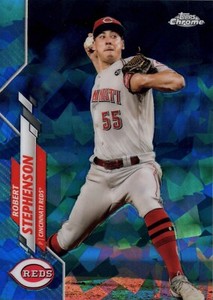 2020 TOPPS Robert Stephenson U-153 CHROME SAPPHIRE REFRACTOR CINCINNATI REDS